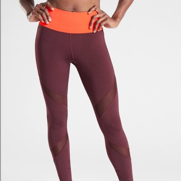 Athleta Tenacity 7/8 Tight Burgundy‎ Red XS PowerLift - Picture 9 of 14